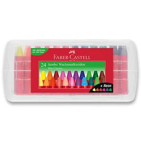 Faber-Castell trójkątne Jumbo 24 kolory 120034 kredek woskowych